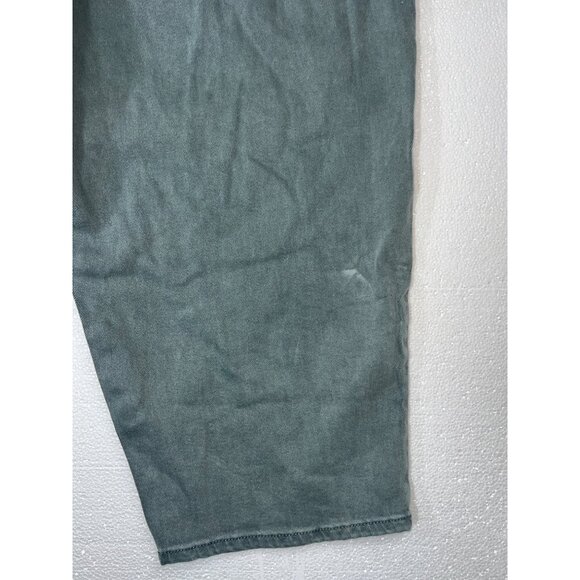 Ava & Viv Pants Womens 30W Charcoal Cotton Stretch High Rise Straight Leg NWD - Picture 9 of 9